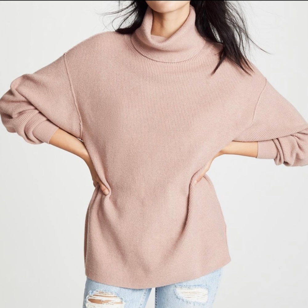Free People Softly Structured Tunic- Dusty Mauve